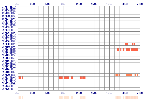 HIKARUer 30日間のログイン履歴