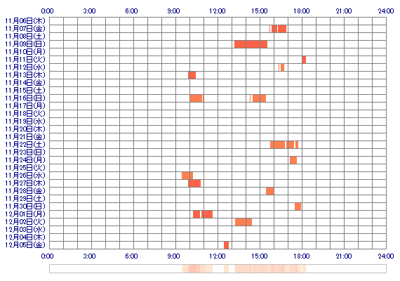 rui11072 30日間のログイン履歴